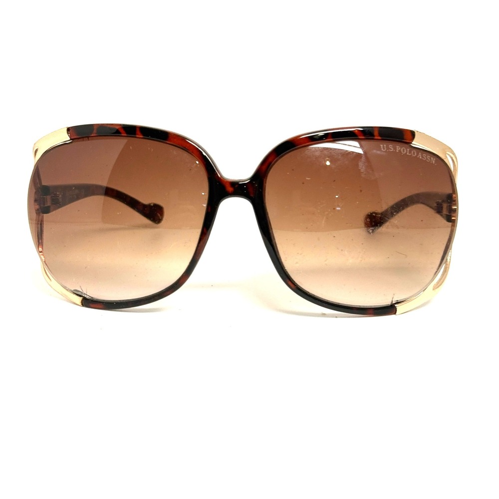 US Poloโ Assn Womens Tortoise Shell Sunglasses Gold Filigree HSPAL0328-R PA5026